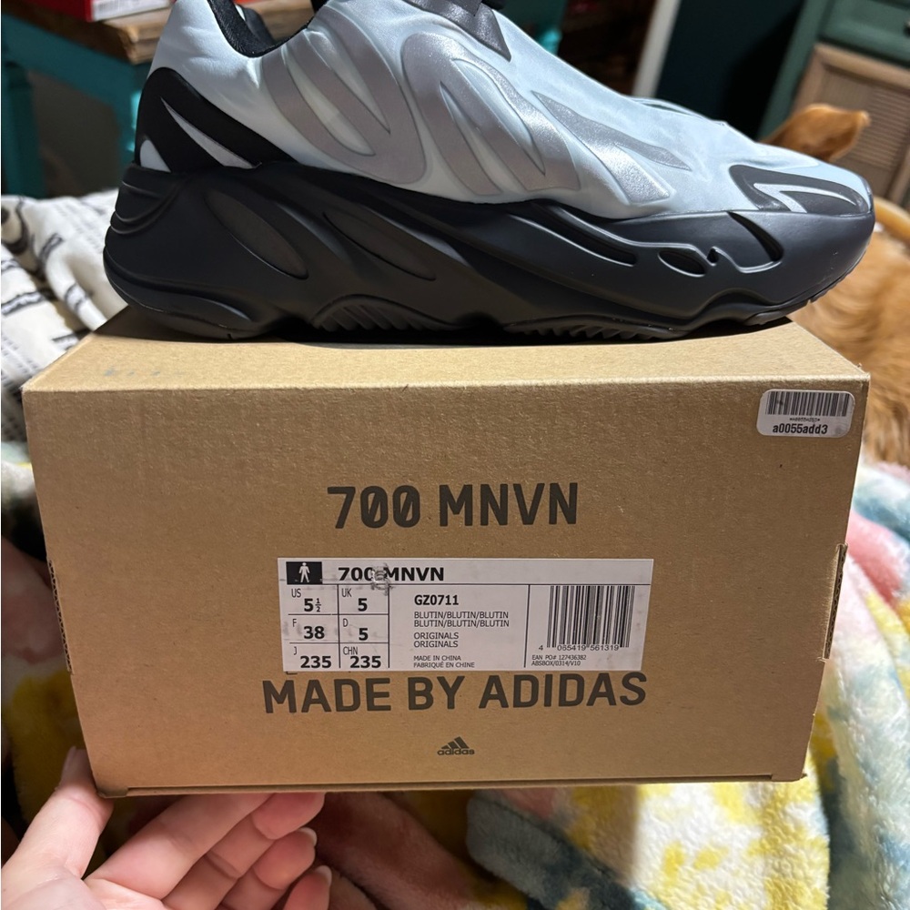 Adidas 700 MNVN Sneakers - Black and Gray